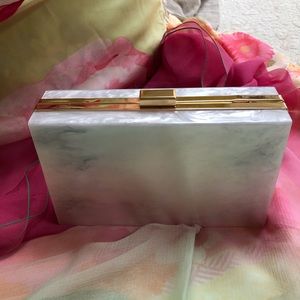 Box of style Pearlized Clutch